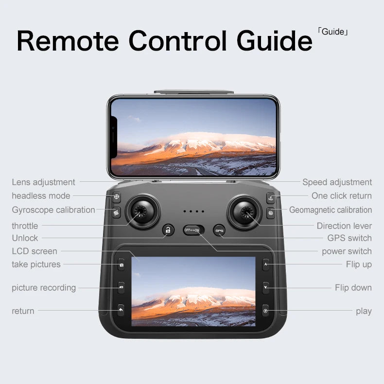 S-X1 MAX 4K Dron profesional con cámara HD cardán de 3 ejes GPS Dron sin escobillas 5G WIFI pantalla Control remoto RC Quadcopter Juguetes