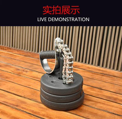 Wrist Strengthener Adjustable Resistance Grip Forearm Trainer Gym Equipment for Barbell Attachment Arm Muscle Training Fitness