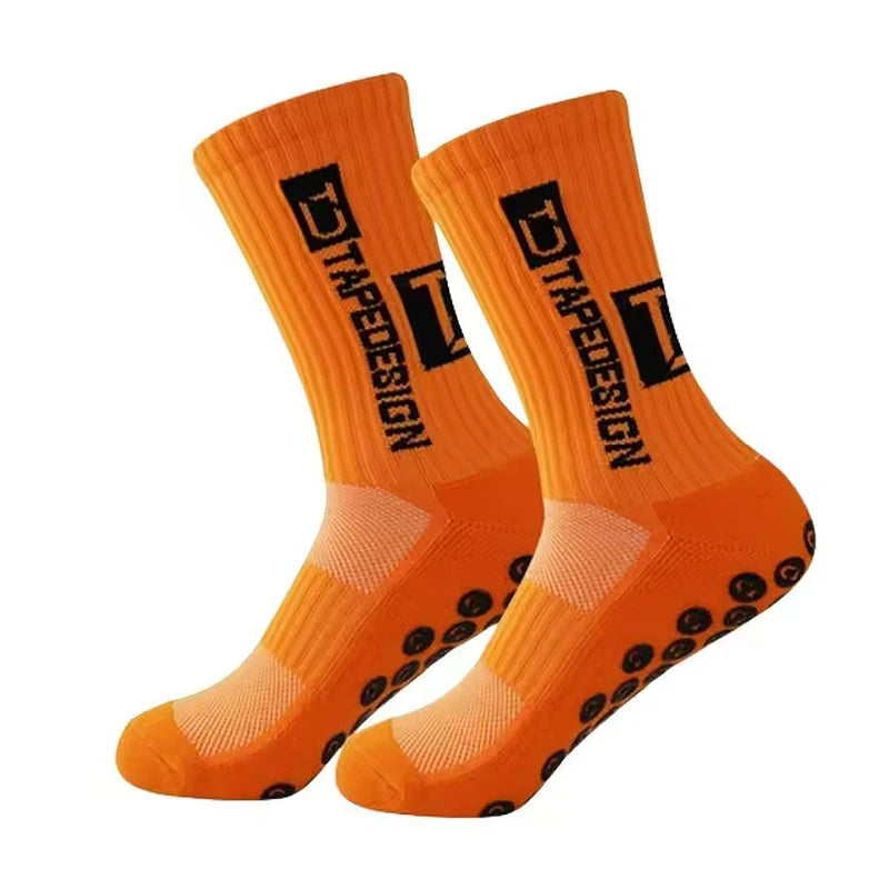 High Quality Wear-Resistant Football Socks Soft Breathable Thick Sports Socks Adhesive Anti Slip Sweat Absorbing Football Socks