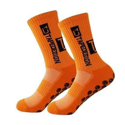 High Quality Wear-Resistant Football Socks Soft Breathable Thick Sports Socks Adhesive Anti Slip Sweat Absorbing Football Socks