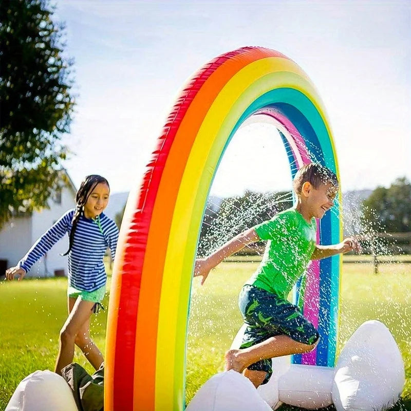 Estera al aire libre del rociador del arco del arco del verano del PVC de los juguetes inflables del punto de la fábrica