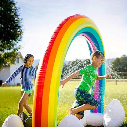Estera al aire libre del rociador del arco del arco del verano del PVC de los juguetes inflables del punto de la fábrica