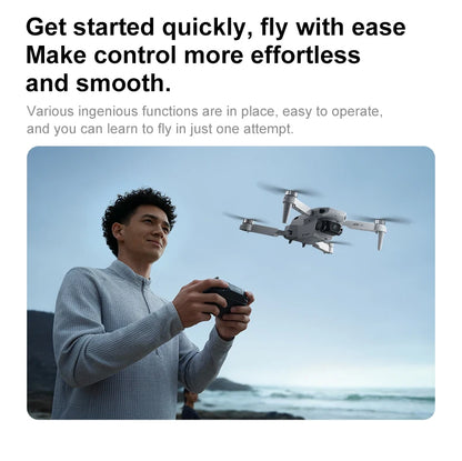 Mini Helicóptero RC Aeri 100 Drone 8K Profesional FPV con Cámara de Seguridad, Retorno Automático, UHD WiFi, Control Remoto, Juguete Volador para Niños