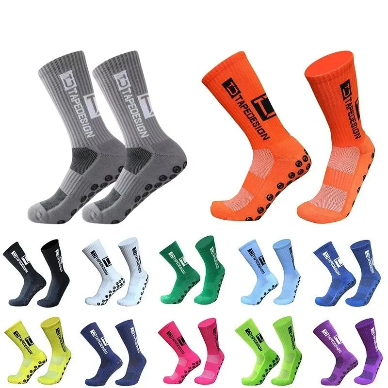 High Quality Wear-Resistant Football Socks Soft Breathable Thick Sports Socks Adhesive Anti Slip Sweat Absorbing Football Socks