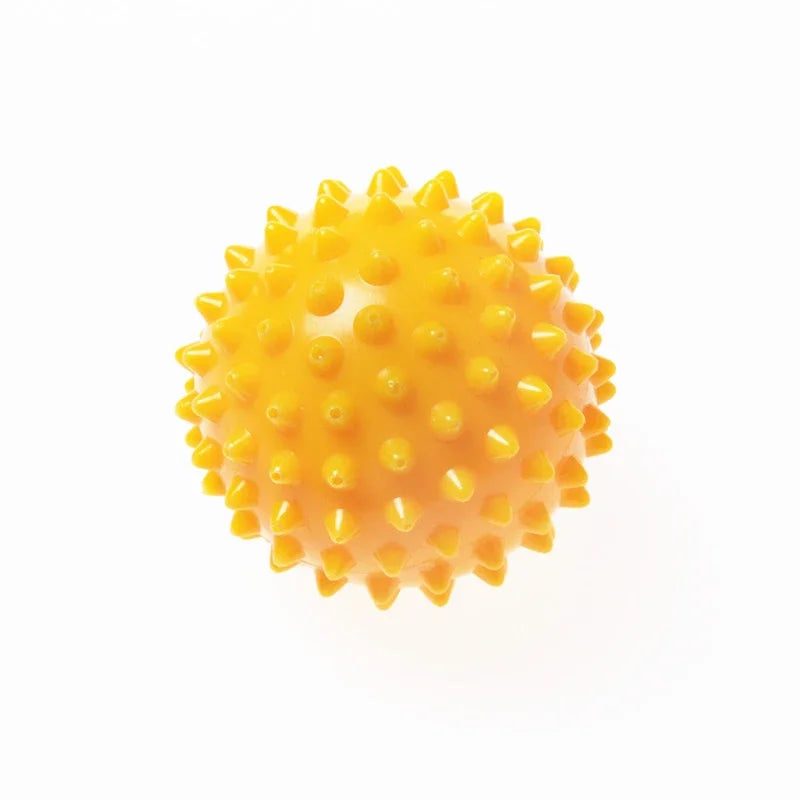 Bola de PVC para fisioterapia y Fitness, Bola de masaje con púas duras para aliviar la fascitis Plantar, equipo portátil, deportes de culturismo, 7cm
