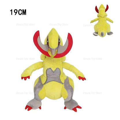 27 estilos Pokemon peluche serie Yveltal Lucario Aerodactyl Milotic Bidoof Dialga Garchomp Kangaskhan juguetes de peluche Navidad