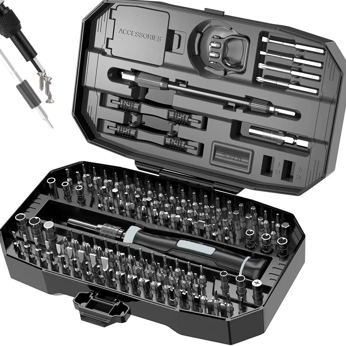 152/25-in-1 Multi-function Precision Screwdriver Tool Set for Disassembly and Repair of Glasses, Watches, Computers, and Mobile Phones