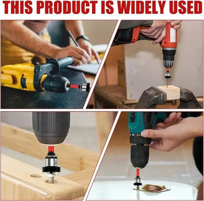 Magnetic Positioning S2 Screwdriver Bit,Drywall Screw for Plasterboard Gypsum Board Locating,1/4" Hex Shank Screw Batch Head PH2
