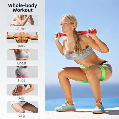 Bandas de resistencia de TPE, conjunto de Fitness, bandas de bucle de goma, entrenamiento de fuerza, expansor de entrenamiento, equipo de gimnasio de Yoga, bucle de goma elástico