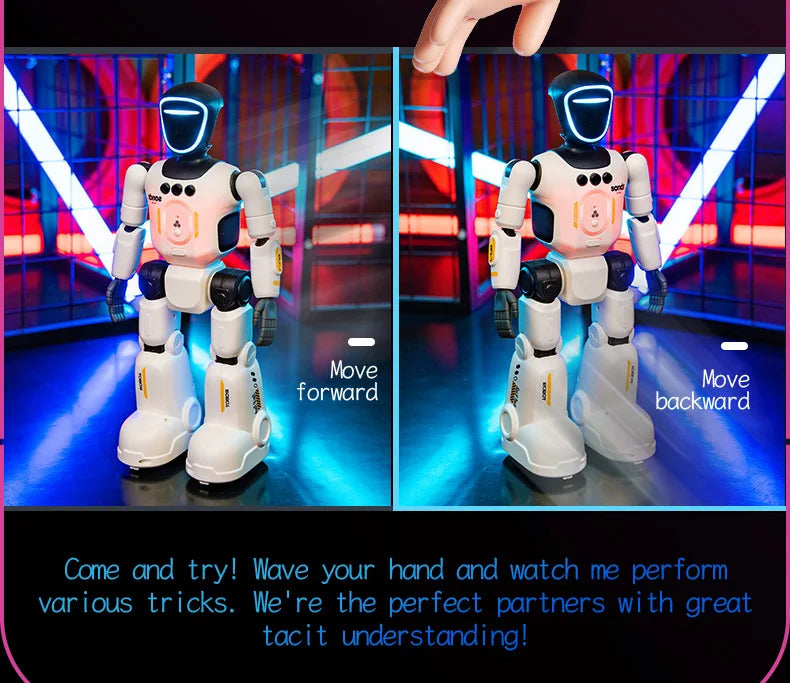 Nuevo Robot Jjrc R40 de Simulación Inteligente Interactivo y Programable, Robot Cantante y Bailarín, Apto para la Interacción en el Hogar