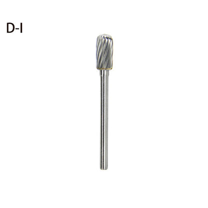 High-speed Steel Rotary Burr Carving Burr Bits Double Diamond Cut Dremel Tools for Wood Stone Carving Steel Metal Working