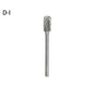 High-speed Steel Rotary Burr Carving Burr Bits Double Diamond Cut Dremel Tools for Wood Stone Carving Steel Metal Working