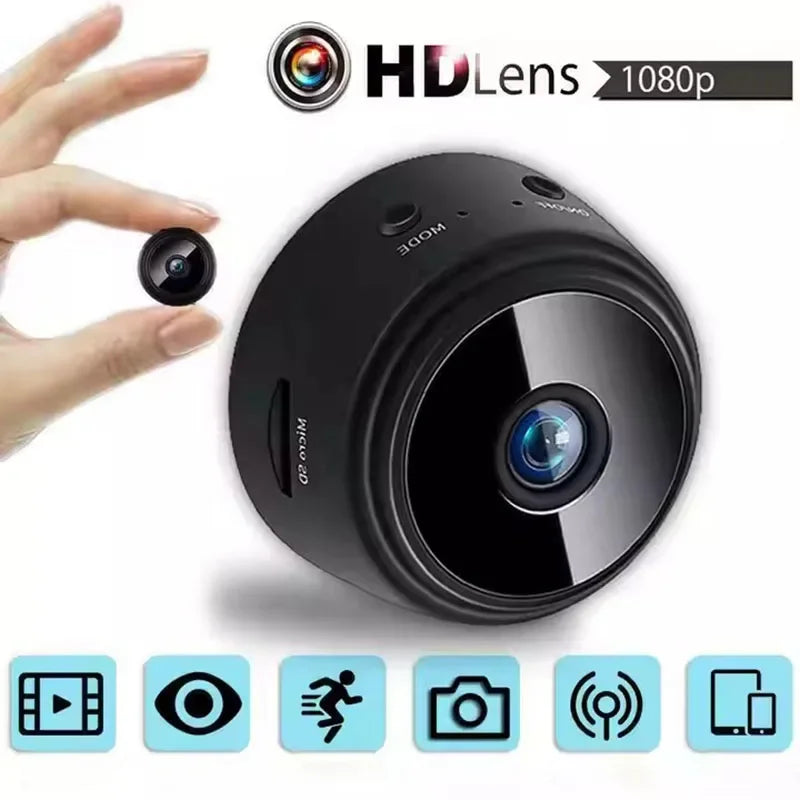Minicámara IP A9 1080p HD, videocámaras inalámbricas, versión nocturna, vídeo de voz, vigilancia de seguridad, Wifi, Hogar Inteligente