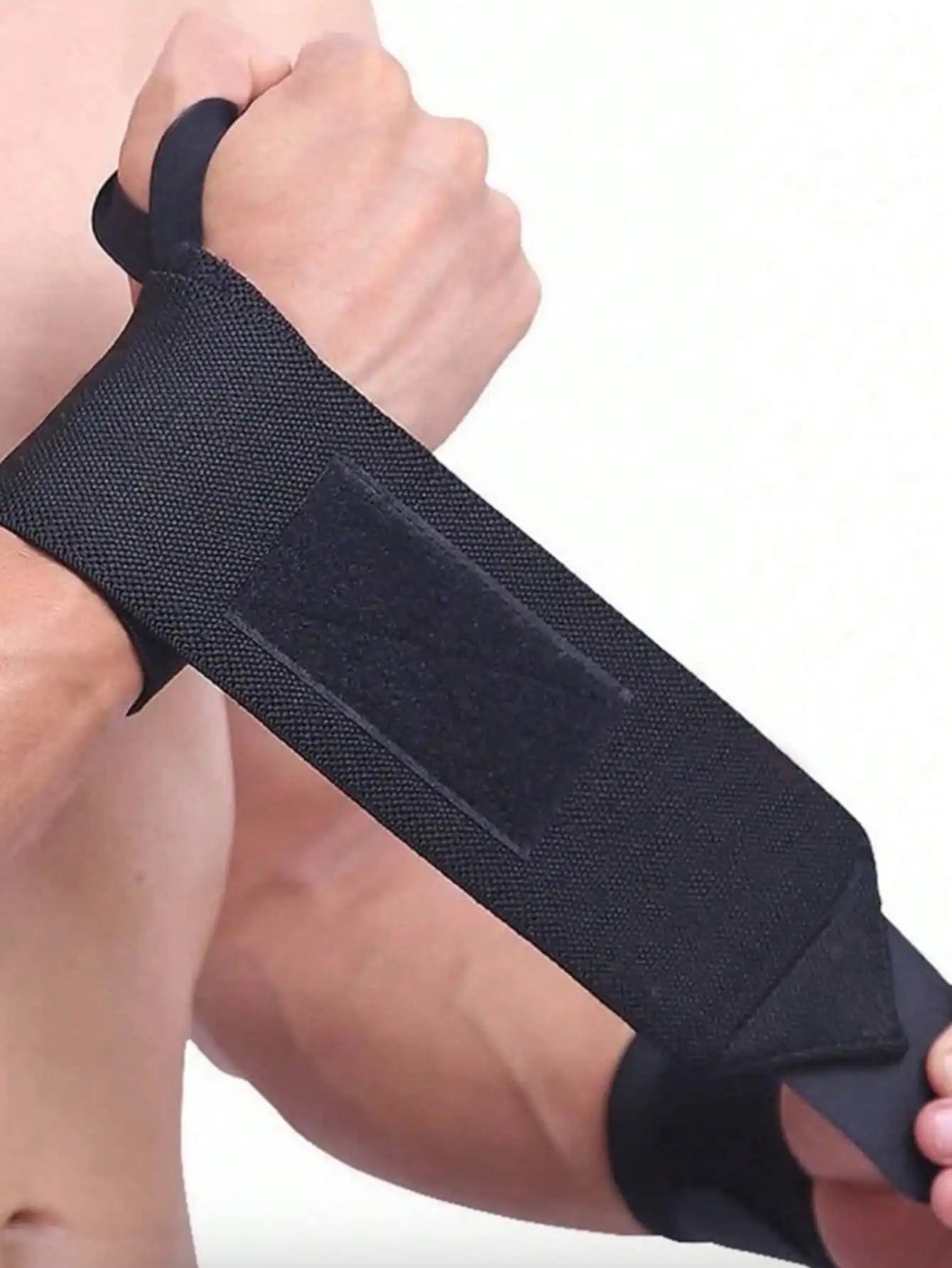Muñequeras elásticas para gimnasio, soporte para muñeca, muñequera protectora para levantamiento de pesas, protección física, barra, 2 uds.