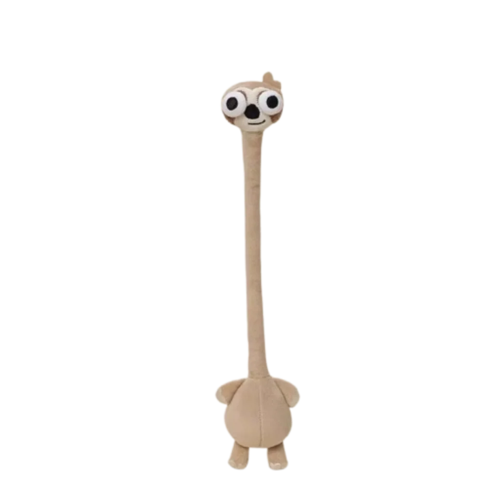 Llavero de Peluche de Pollo de Cuello Largo con Diseño Divertido, Color Blanco, Estilo Lindo, Colgante de Jirafa para Bolso, 40CM, Regalo Creativo