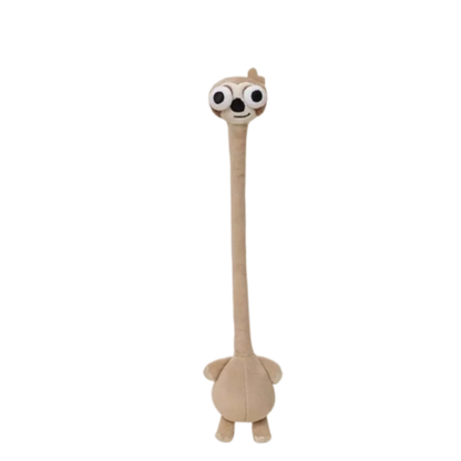 Llavero de Peluche de Pollo de Cuello Largo con Diseño Divertido, Color Blanco, Estilo Lindo, Colgante de Jirafa para Bolso, 40CM, Regalo Creativo