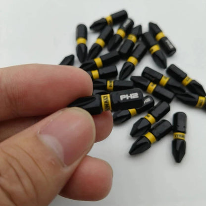 DEWALT DT70555T FLEXTORQ PH2 25mm Impact Screwdriver Bit Set, 25 Pieces, with Mini Storage Box, Fasteners, and Power Tool Accessories