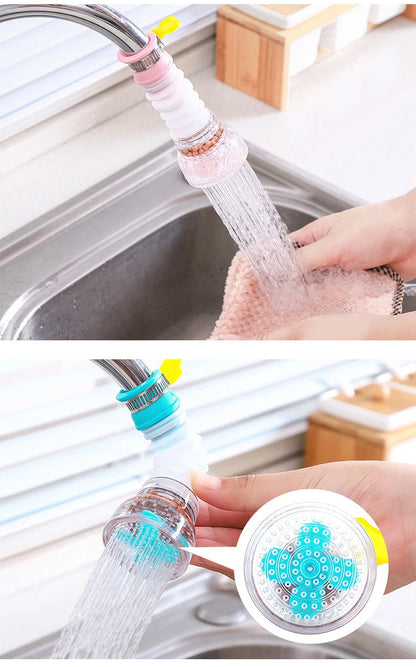 Universal 360° Rotating Faucet Aerator Swivel Water Saving Nozzle Kitchen Sink Faucet Attachment Accessories