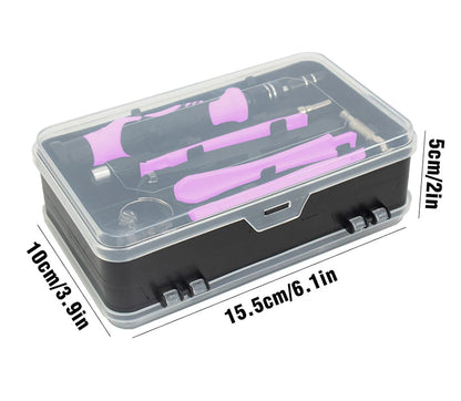 115-in-1 Magnetic Screwdriver Bit Kit, Torx Phillips Screwdriver Set with Removal Wrench, Repair Hand Tools for Phone & PC