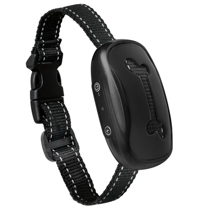 Pet Dog Anti-Barking Device USB Rechargeable Dog Training Collar Ultrasonic Stop Barking Vibration Anti-Bark Collar