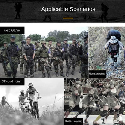 Outdoor Tactical Protective Gear Knee Pads Elbow Pads For Outdoor Cycling Mountaineering And Hiking Protection Sports