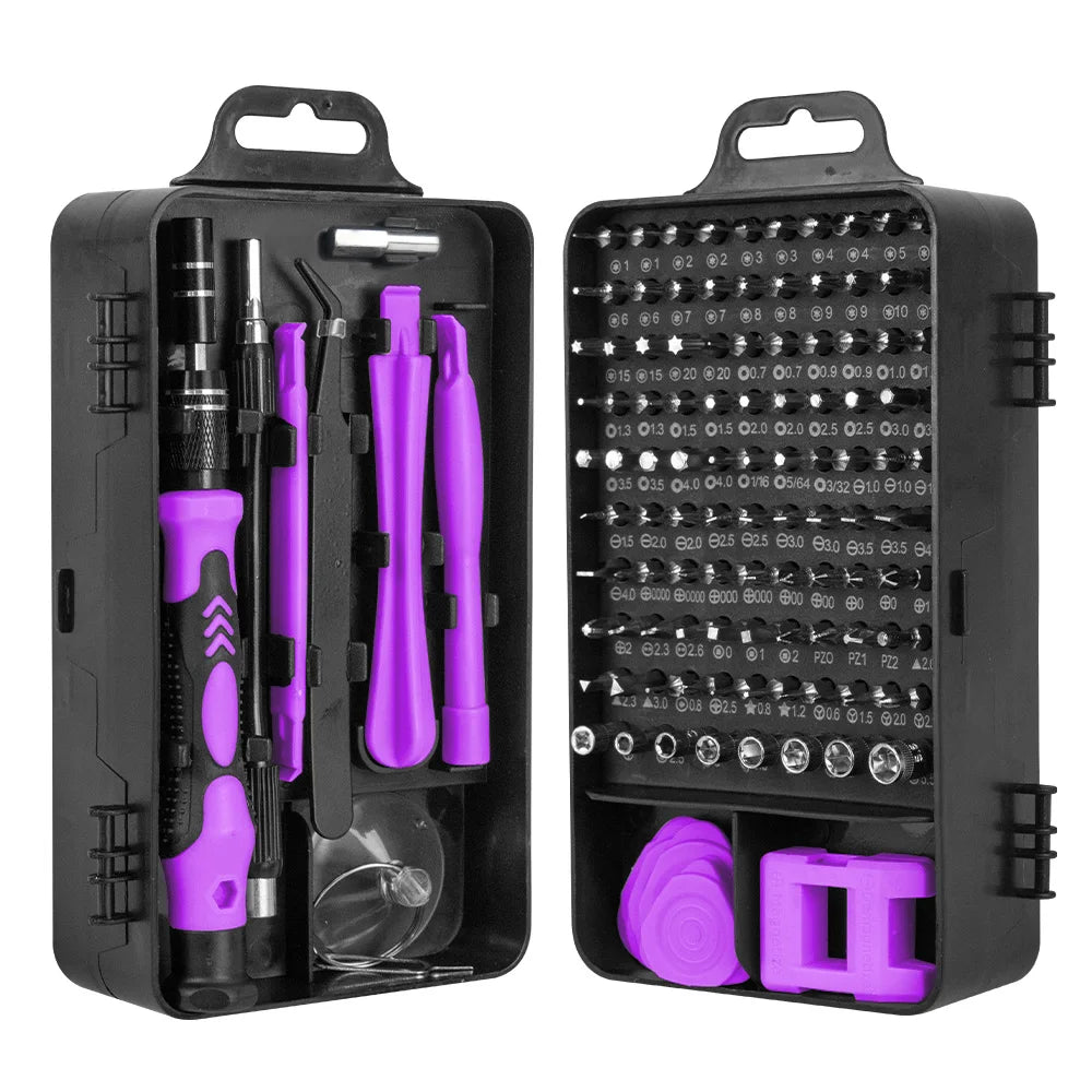 115-in-1 Magnetic Screwdriver Bit Kit, Torx Phillips Screwdriver Set with Removal Wrench, Repair Hand Tools for Phone & PC