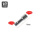 Socket Ratchet Wrench Extension Bar 1/4" 3/8" 1/2" 50/75/100/125/150/250mm Long Bar Steering Sleeve Connecting Rod Accessories