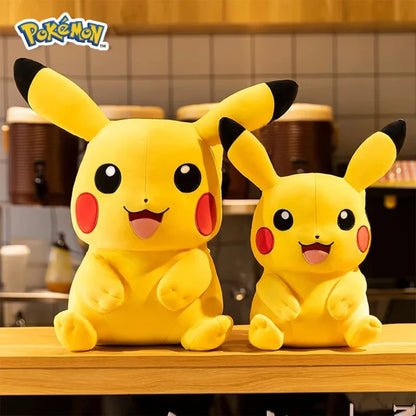 Pokemon Kawaii Pikachu lindos juguetes de peluche de alta calidad Anime tiro almohada cumpleaños regalo de Navidad para niños amigos niños niñas