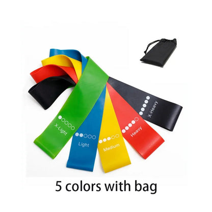 Bandas de resistencia de TPE, conjunto de Fitness, bandas de bucle de goma, entrenamiento de fuerza, expansor de entrenamiento, equipo de gimnasio de Yoga, bucle de goma elástico