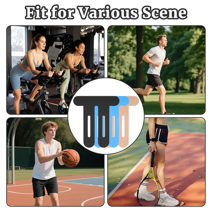 10PCS Kinesiology Tape for Knees, Waterproof & Elastic, Breathable Knee Tape, Athletic Tape Provide Support & Stability for Running