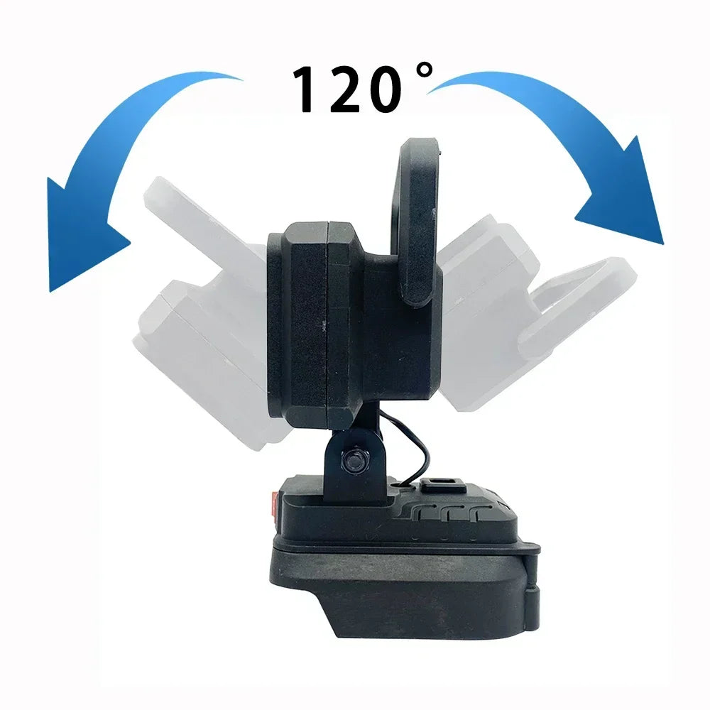 Luz de trabajo LED de 3 pulgadas para batería Makita de 18V/21V BL1830, foco para exteriores, lámpara de emergencia, accesorios para herramientas eléctricas