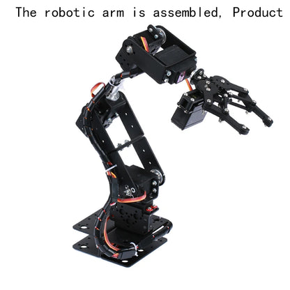 Kit de Brazo Robótico de 6 Grados de Libertad, Kit de Brazo Robótico Programable DIY para Arduino Raspberry Pi Robot para UNO/ESP32, Código Abierto y Tutorial