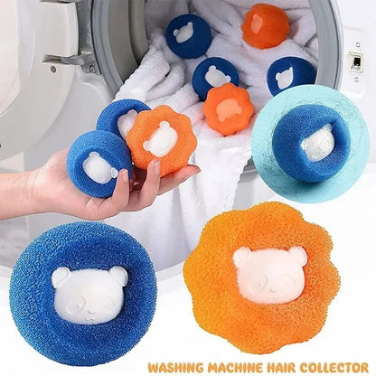 Pet Hair Remover Reusable Laundry Ball Washing Machine Filter Wool Sticker Cat Hair Remover Pet Fur Lint Catcher for Home