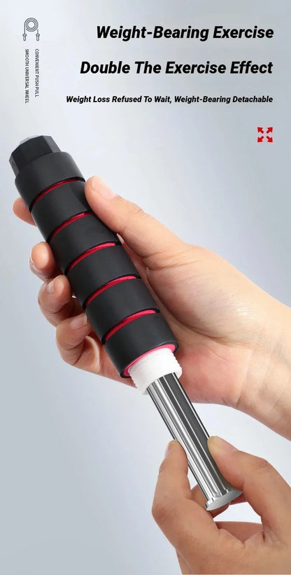 The New Jump Rope Steel Wire Skipping Exercise Adjustable Jumping Fitness Workout Training Home Sport Equipment Tangle-Free