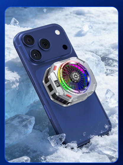 TH28 Pro Semiconductor Phone Cooler 35W Powerful Cooling Smart Temperature Control 5 Adjustable Modes RGB Lights Extreme Cooling