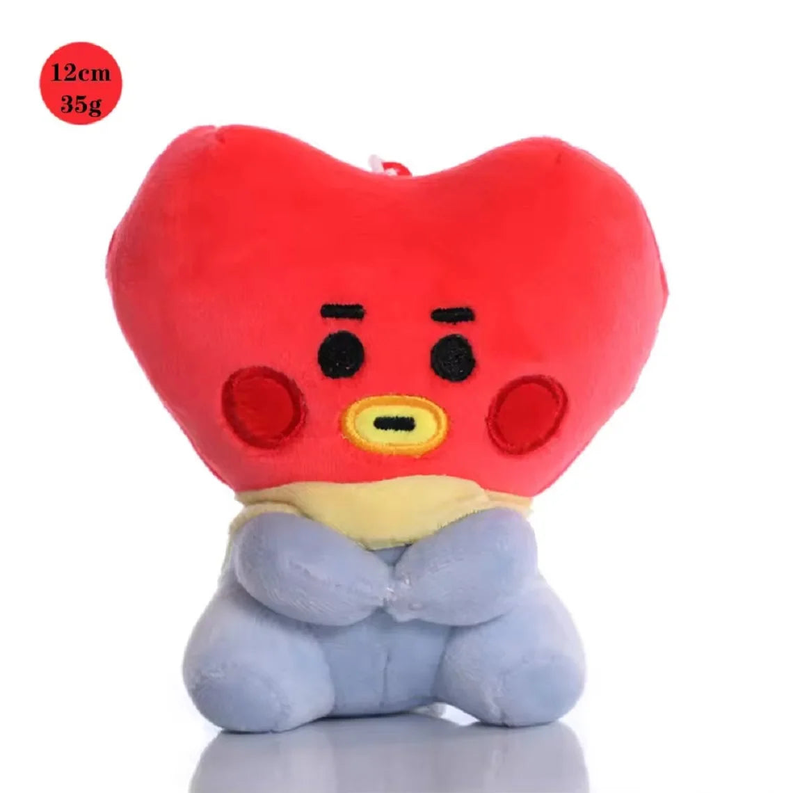 Juguetes de Peluche BTed 21, Mini Llavero Kawaii, Colgante de Anime, Adorno para Niños de 12-22 cm, Periféricos BT, Muñeco de Peluche Suave, Regalo