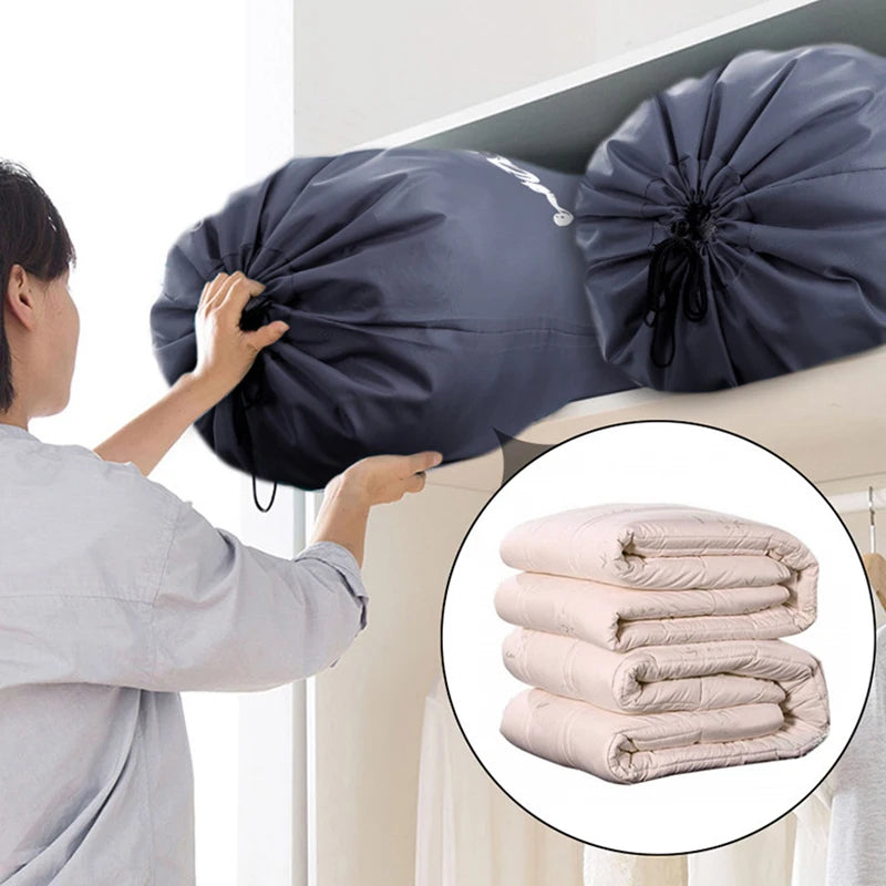 Smile Nylon Laundry Bag Travel Storage Pouch Machine Washable Dirty Clothes Storage Wash Drawstring Bag Large Capacity