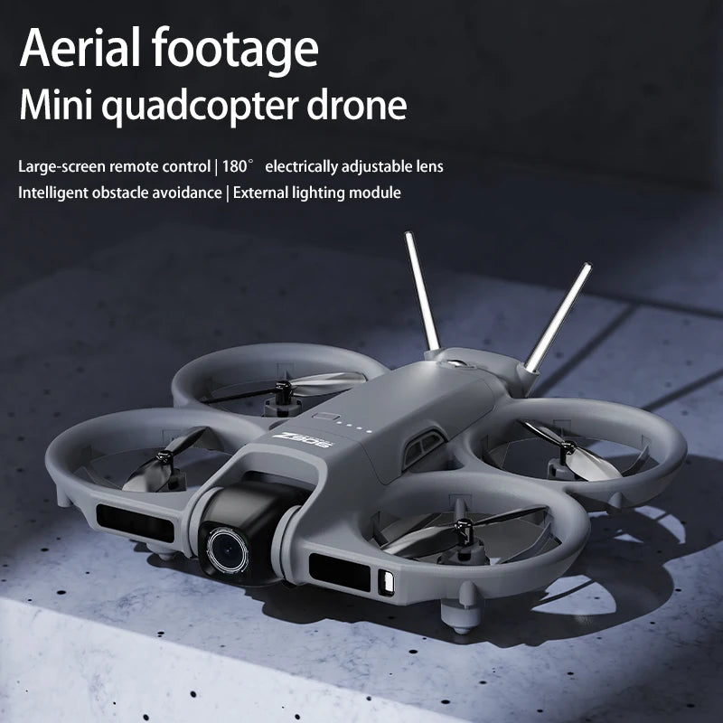 Dron Lenovo Z906 con Cámara Aérea 8K HD, Inteligente, con Sistema Anticolisión, Control Remoto con Pantalla Grande, Plegable, Motor sin Escobillas, GPS