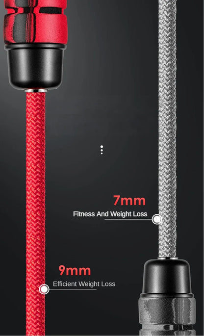 Jump Rope CrossFit Boxing Heavy Skipping Rope Foam Grip Handles for Fitness Workouts Endurance Strength Training