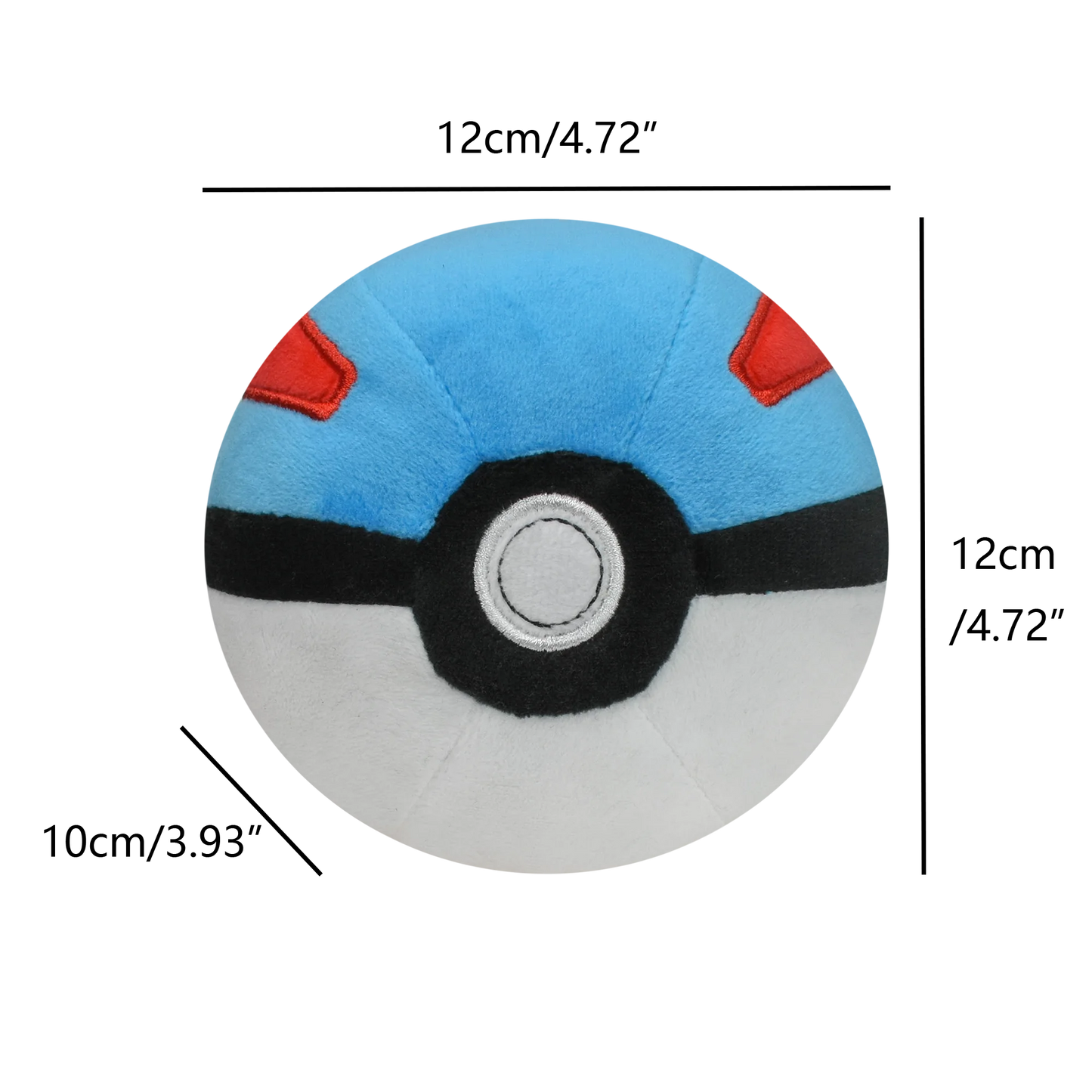 Master Ball Great Ball Ultra Ball Poké Ball juguetes de peluche animales de peluche suaves mochila de dibujos animados colgante decoración juguete cumpleaños