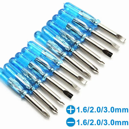 12/240pcs Phillips Slotted Cross Head Mini Screwdriver For Mobile Phone Laptop Xbox 360 Wireless Controller Repair Open Tool