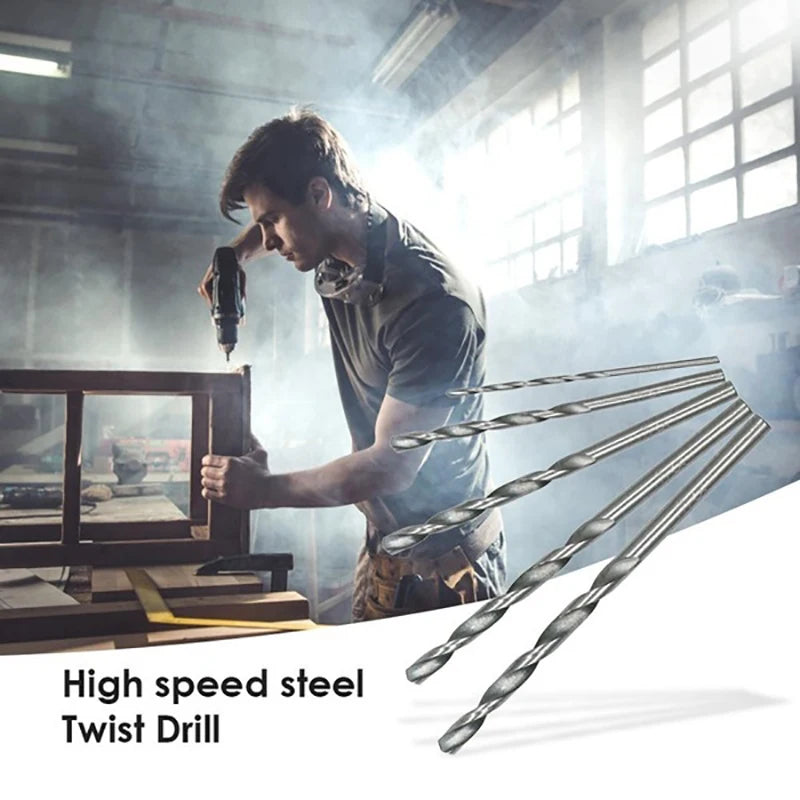 50/100pcs HSS Titanium Coated Twist Drill Bit Set High Speed Steel Metal Drill Bits For Cast Iron Wood High Quality Power Tools