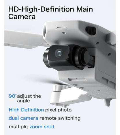 Mini Helicóptero RC Aeri 100 Drone 8K Profesional FPV con Cámara de Seguridad, Retorno Automático, UHD WiFi, Control Remoto, Juguete Volador para Niños