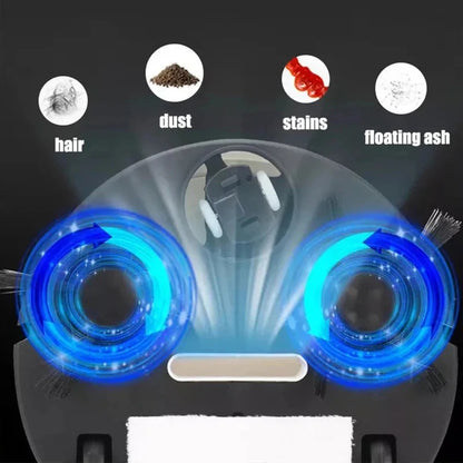 3-in-1 Automatic Electric Floor Vacuum Cleaner, USB Rechargeable, Cordless, for Home and Office Cleaning