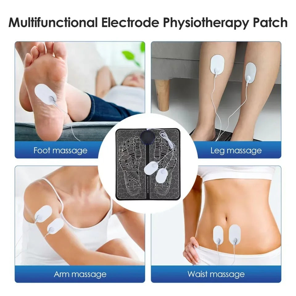 Electric foot massager pad, muscle massage relaxation trainer for massage, Fitness, outdoor sports, home family relaxation