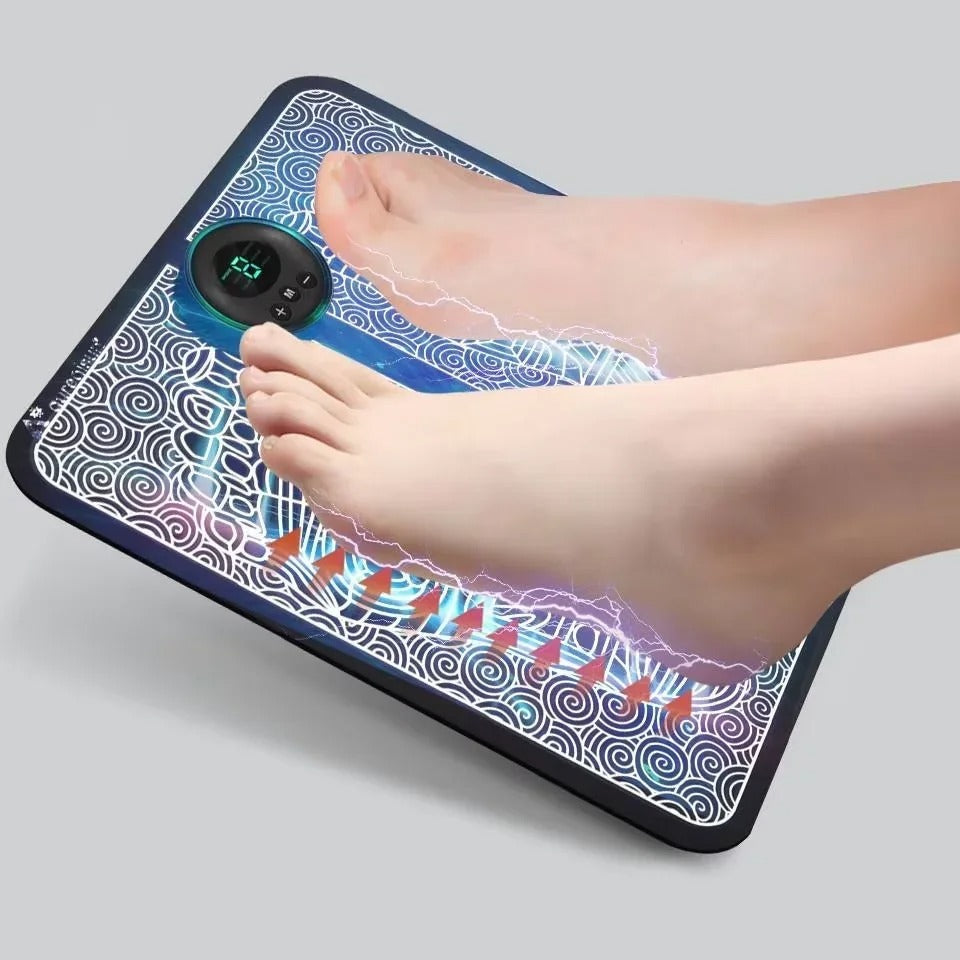 Electric foot massager pad, muscle massage relaxation trainer for massage, Fitness, outdoor sports, home family relaxation