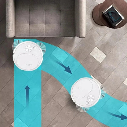 3-in-1 Automatic Electric Floor Vacuum Cleaner, USB Rechargeable, Cordless, for Home and Office Cleaning