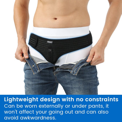 Hernia belt for left/right side