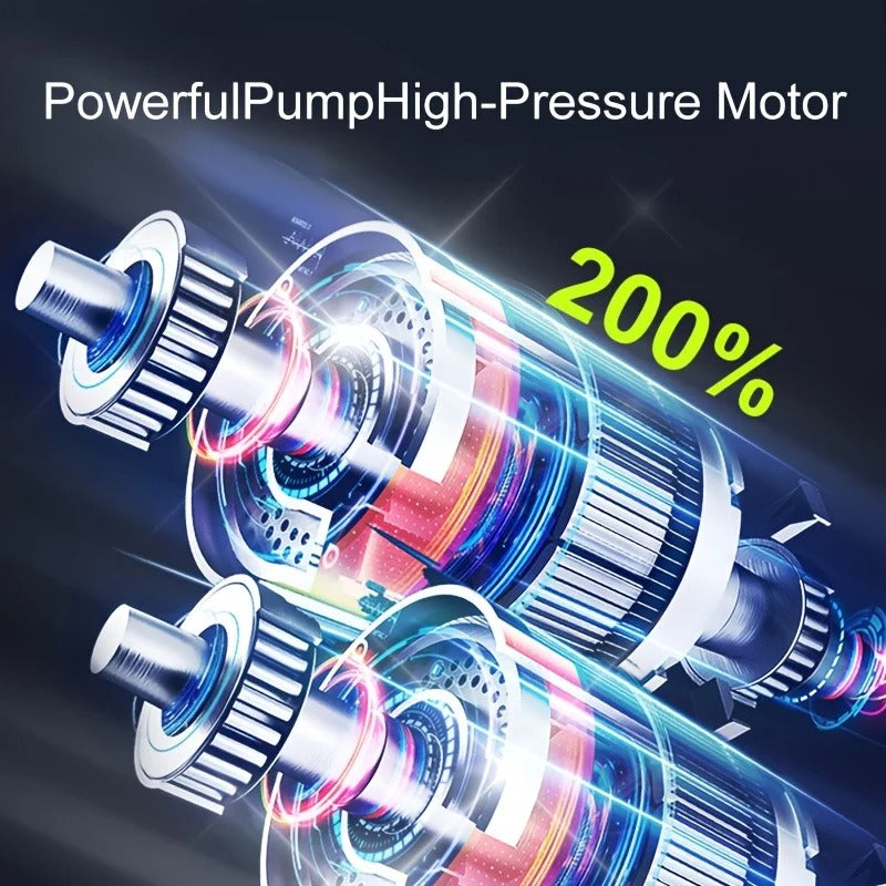 Portable car air compressor