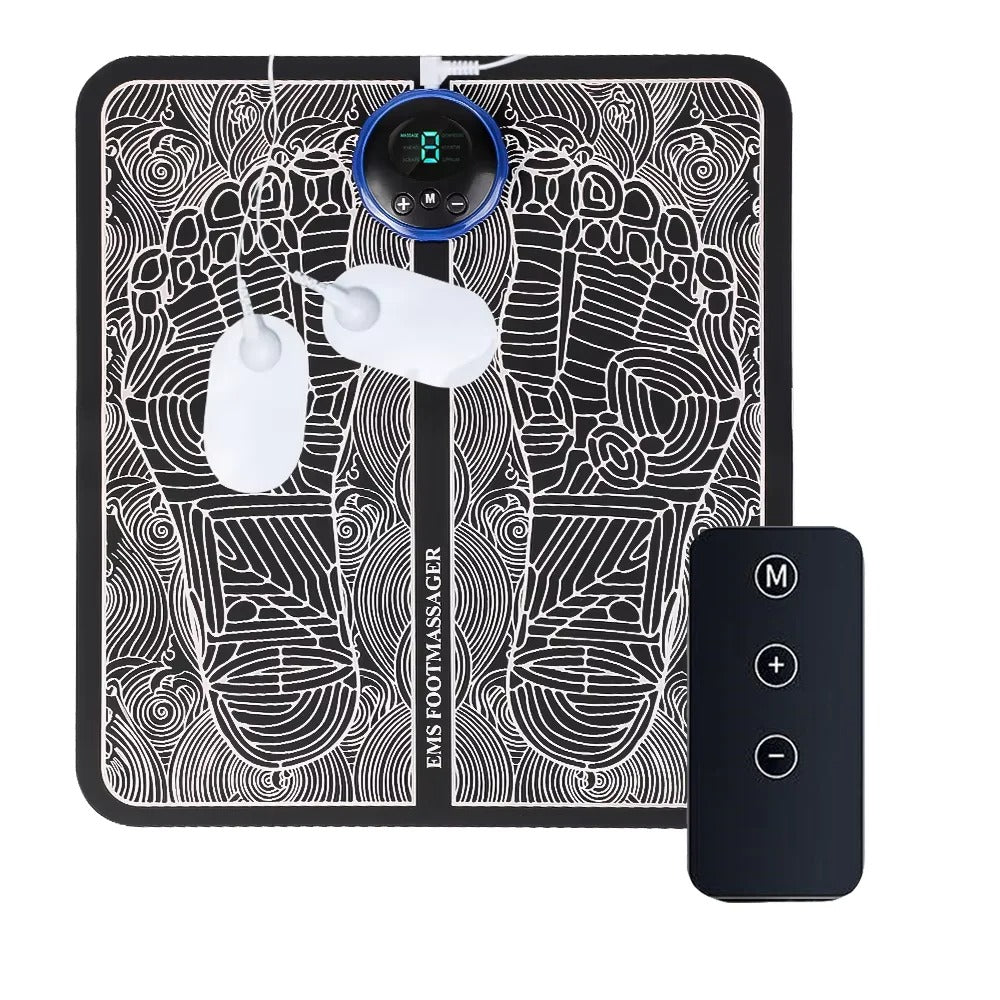 Electric foot massager pad, muscle massage relaxation trainer for massage, Fitness, outdoor sports, home family relaxation